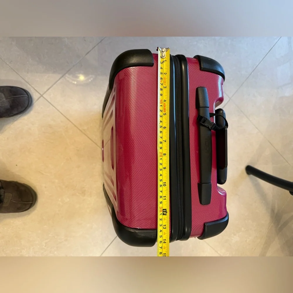 Tumi Pink Carry On Suitcase - Picture 10 of 10
